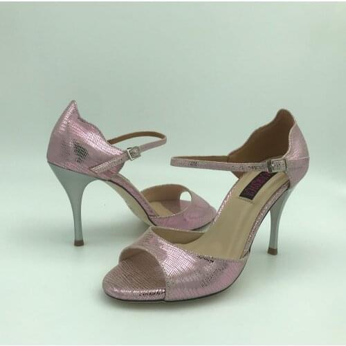 Sexy Flamenco Dance Shoes Argentina Tango Shoes pratice shoes Party shoes T6282C-PZL Leather Hard Sole 7.5cm 9cm heel available