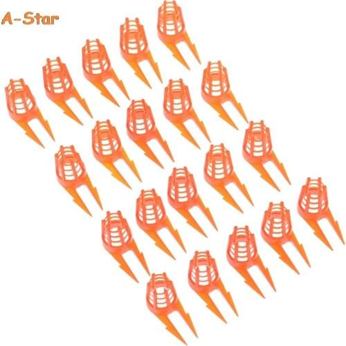 Plastic Bee Queen Cap Protective Cell Cover Beekeeper Equipment Cage Beekeeping Tools Beekeeping Supplies 20Pcs/Set