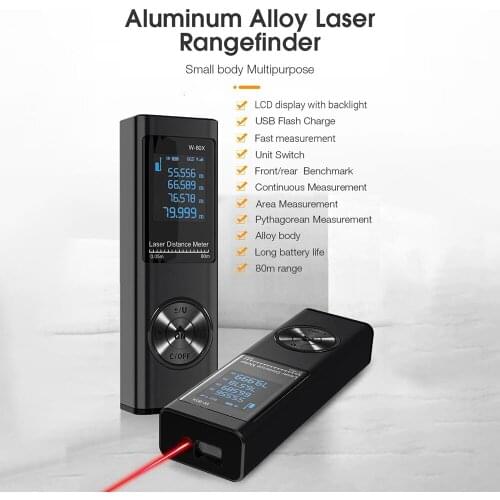 Handheld Rangefinder Digital Mini Distance Measuring Meter Laser Distance Meter Portable Electronic Space Measurement Device