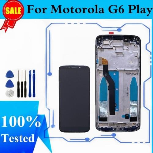 LCD Screen For Motorola Moto G6 Play Display With Frame Touch Digitizer Assembly XT1922 XT1922-3 XT1922-4 XT1922-5