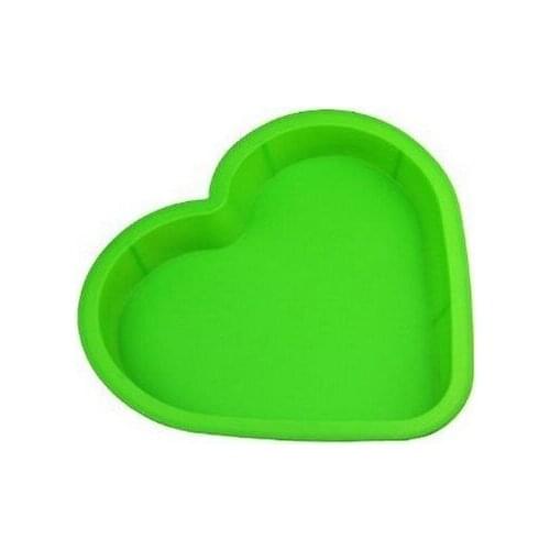 Big Heart Flexible Silicone Baking Molds Cake Baking Mould Cake Bread Loaf Pans 10 Inches
