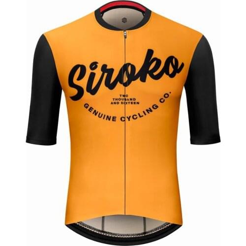 Cycling SIROKO Men Jersey Short Sleeve MTB Bike Shirts Jersey Pro Team Mountain Bicycle Clothing Ropa Maillot Ciclismo