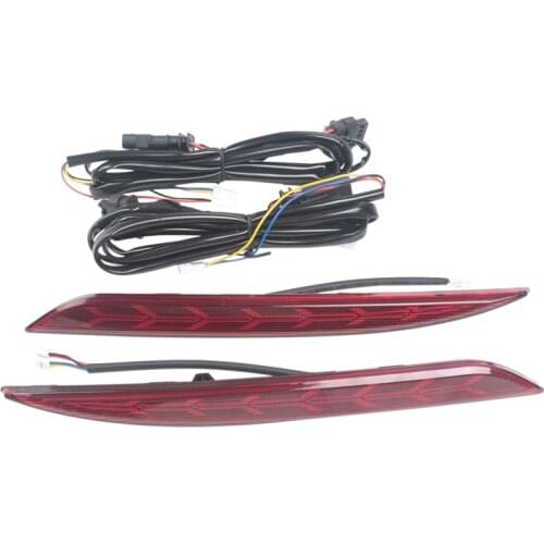 Rear Bumper Turn Signal Brake Light Modified Tail Light Fog Light for Tesla Model Y 17-21 Tail Light