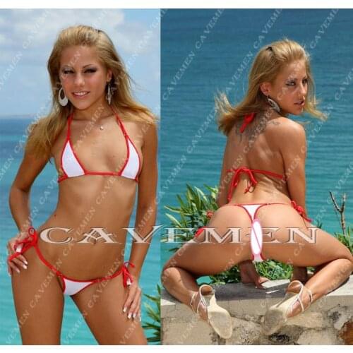 Red edge Frenum * 3224 *Ladies Thongs G-string Underwear Panties Briefs T-back Swimsuit Bikini Free Shipping