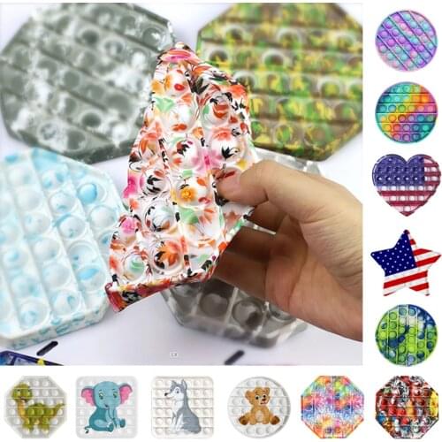 1PC Special Needs Autism Stress Relief Fidget Sensory Toy Push Pop Bubble Toys Squeeze Toys