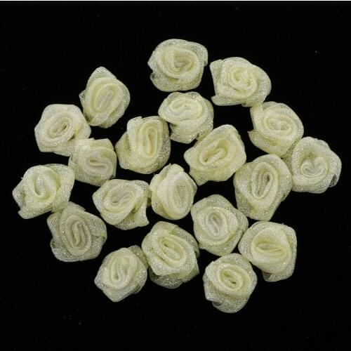 20set Chiffon Flower Rose Hairclip Dress Flower Bride Flower Corsgae Gift Decor
