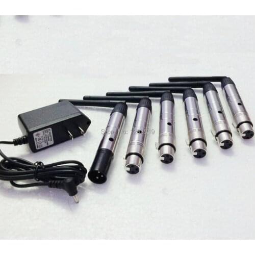 6PCS DMX512 DMX Dfi DJ Wireless system Receiver or Transmitter 2.4G