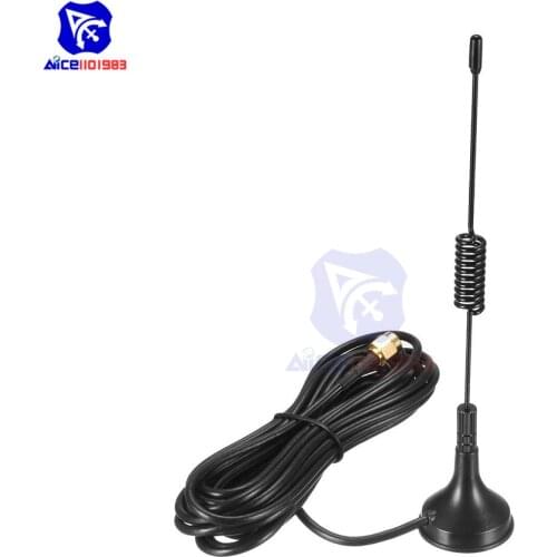 Diymore GSM GPRS WCDMA Antenna 5dBi RG174 3m Cable SMA Male Adapter Multi Frequency 824-2170MHz 2G 3G Omni Direction Antenna
