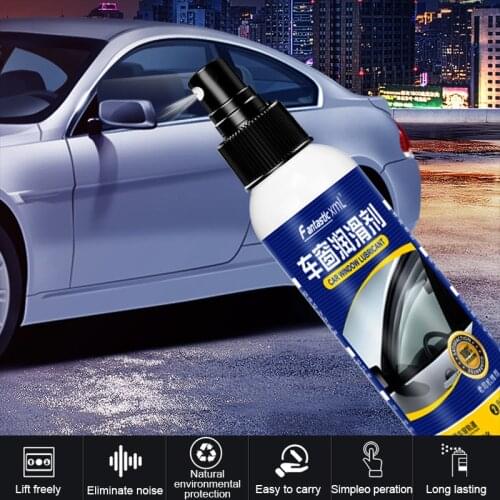 Auto Maintenance 120ml Car Door Noise Cancellation Window Lubricant Plastic Rubber Care Sealing Strip Belt Softening
