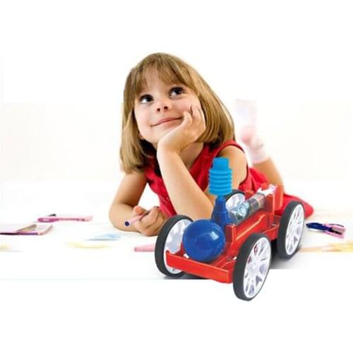 Freeship for Teenager toy children scientific science discovery kits educational DIY AIR CAR experimental experiment materials