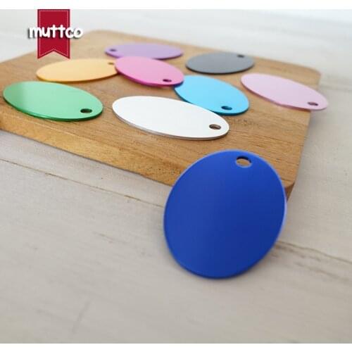 50pcs/lot Freeshipping aluminum pet name tag oval shape dog tag engraved phone number personalized dog ID tag pet charms DIT-031