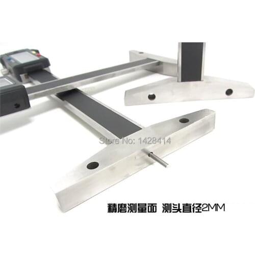 0-150mm*3mm Digital Depth caliper with Slim Rod electronic Digital Depth Gauges with 2 assembly hole on base and Thin Rod