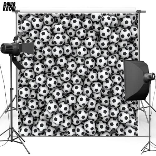 DAWNKNOW Football Vinyl Backdrop For Photo Studio Polyester Photography Background For Newborn Props F2143