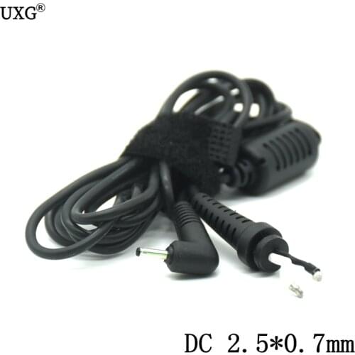 DC cable 2.35x0.7 2.35*0.7mm 2.5*0.7 Connector With Cord Cable For ASUS Eee PC Netbook power cord ultra small head copper cable