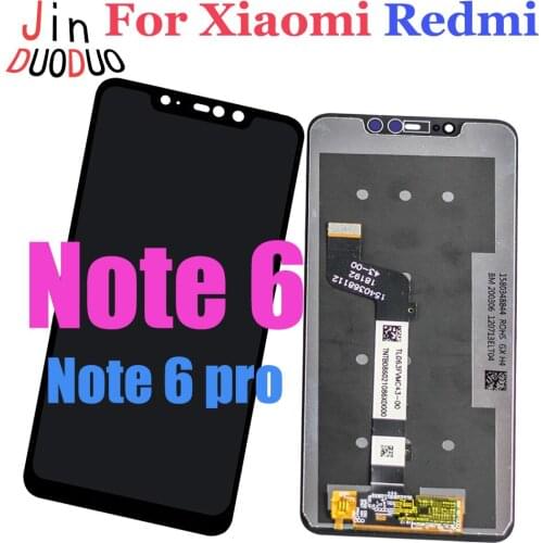 For Xiaomi Redmi Note 6 Display Touch Screen Digitizer LCD For Redmi Note 6 Pro Assembly