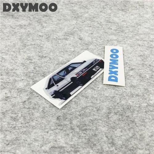 HF Hellalfush Car Stickers JDM Drift Auto Window Motorcycle Helmet Vinyl Decals for AE86 45-70