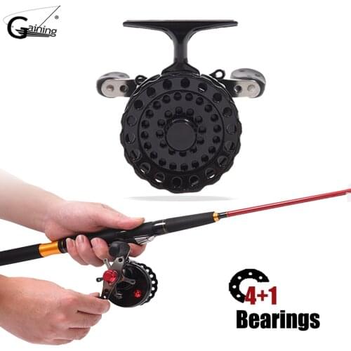 2020 New Fishing Coil Aluminum Alloy Handshake 4+ 1BB Fly Fishing Reel Professional ABS Left/Right Hand Fishing Reel Wheels
