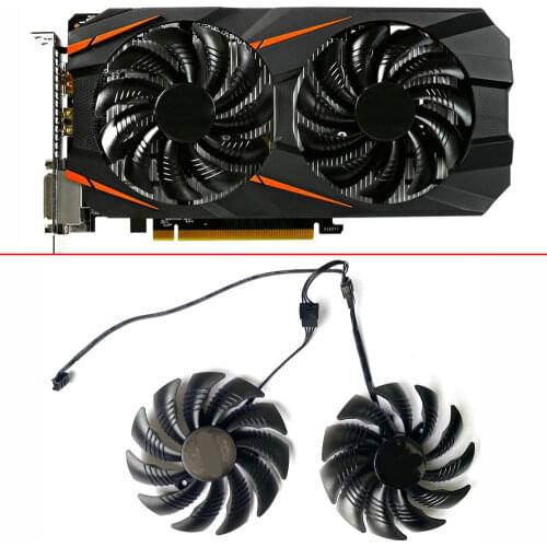 NEW 87MM 4pin PLD09210S12HH T129215SU For GIGABYTE GTX1050 Ti 1060 1070 Ti 1080 RX 470 480 570 580 Graphics Card Cooling Fans