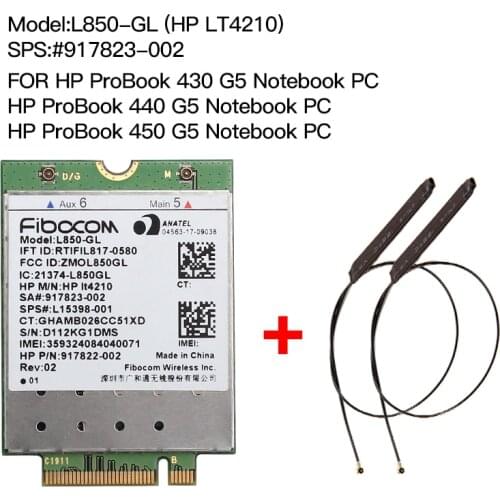 L850-GL for HP LT4210 Fibocom Card Wireless L15398-001 WWAN Mobile Module 4G LTE NEU for HP 840 430 G5/440 G5/450 G5/640 G4/645