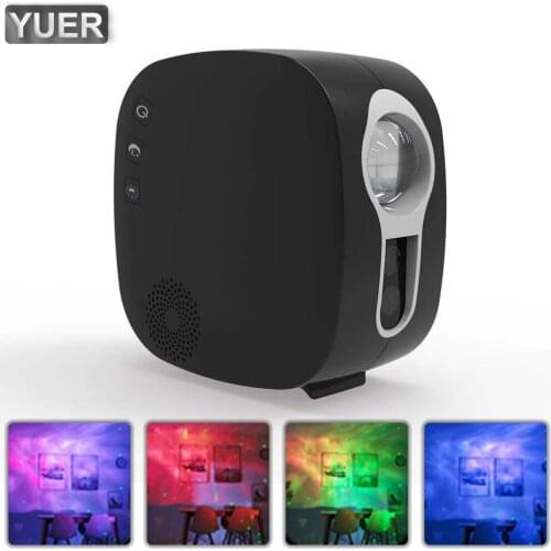 Moon Night Lamp Bluetooth starry sky Projector LED Night Light Projector Galax Nebula Ocean Music Speaker Control Star Projector