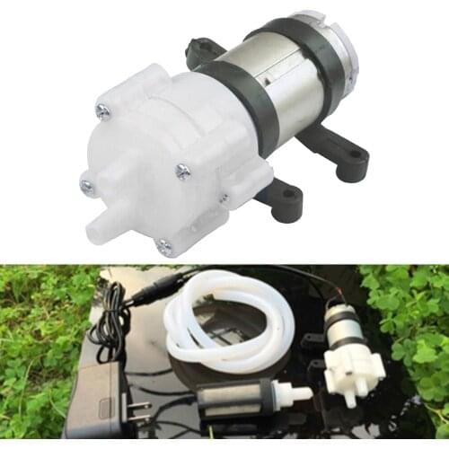 Diaphragm Mini Pump Spray Motor 12V Micro Pumps For Water Dispenser 90mm x 40mm x 35mm Max Suction 2m