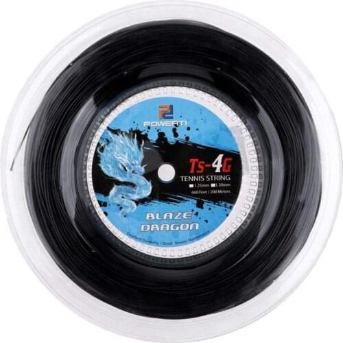 Powerti Tennis String 4G Polyester Training Racket String 200M Reel Gym Sport