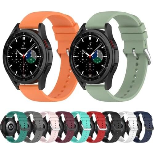 Silicone Bracelet For Samsung Galaxy Watch 4 Classic 40mm 42mm 44mm 46mm Wrist Smart Watch Band For Galaxy Gear S3 Frontier