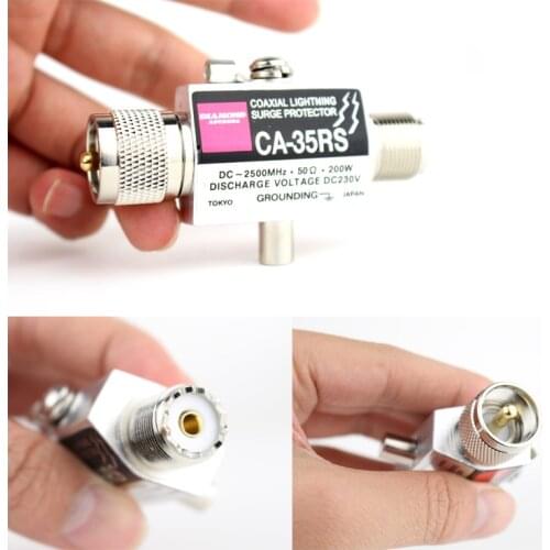 PL259 SO239 connector two way radio repeater coaxial light-ning outdoor antenna surge protector