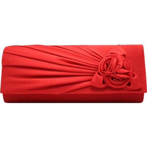 Bride Wedding Fashion Floral Evening Dress Ladies Handbag Prom Clutch Purse Temperament Bride Bridesmaid Bag Clutch Bag