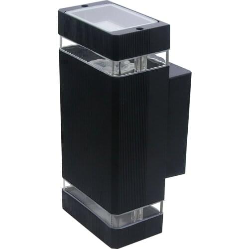 Outdoor 10W GU10 LED Wall Light Porch lights Double-head Waterproof Aluminum LED Wall Lamp for Corridor Stairs Garden AC85-265V