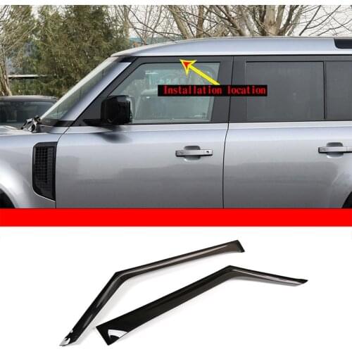 For 2020-20212 Land Rover Defender 90 110 ABS hatchback protection windshield sunshield rain shield car decoration accessories