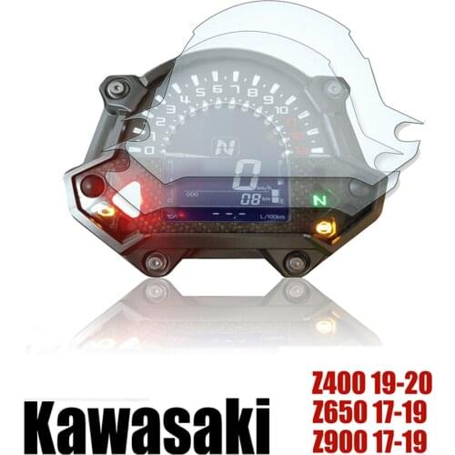 Motorcycle Screen Protector Instrument Speedometer Cluster Scratch Protect Film For Kawasaki Z400 2019 2020 Z650 Z900 2017-2019