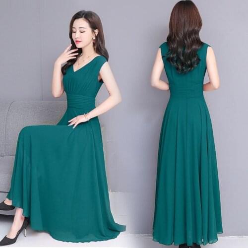 Women Dresses Loose Dress Chiffon Dress Summer Bohemian Swing Vestido De Mujer