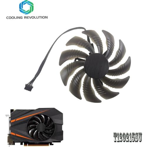 4Pin PLD09210S12HH T129215SU GTX1060/1080/1070 GPU Cooler Fan For Gigabyte GTX1080 gtx1070 GTX1060 Mini ITX Cards Cooling