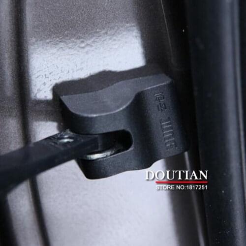 4Pcs/set 3D ABS chrome Car Covers Door Stopper Protection Cover For Mitsubishi ASX RVR 2017 2013 2014 2015 car Accessories