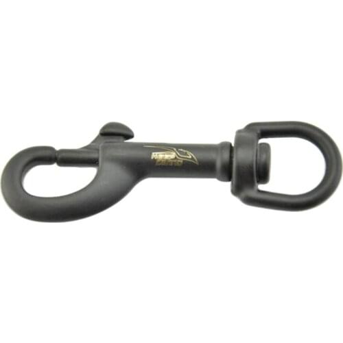 75/90/95/100mm Durable Stainless Steel Single Ended Clip Hooks Swivel Eye Bolt Snap Hooks Buckle Diving singel Hook 2