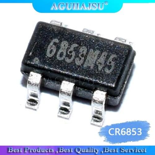 10pcs Patch CR6853 Silkscreen 6853 SOT-23-6 Switching Power Chip Charger IC