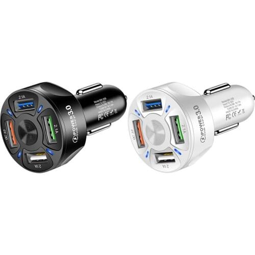 Port USB Car Charger Fast Charge 3.0 Car Charger QC 3.0 Fast Ca Lighter