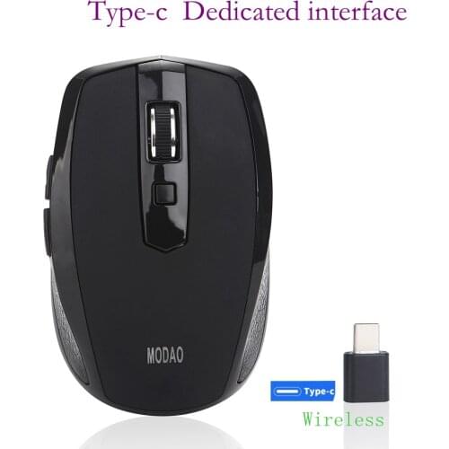 Type C Wireless Mouse, 2.4GHZ USB C Wireless Mouse for Macbook 12", Macbook Pro 2016/2017, Chromebook and More USB C Devices