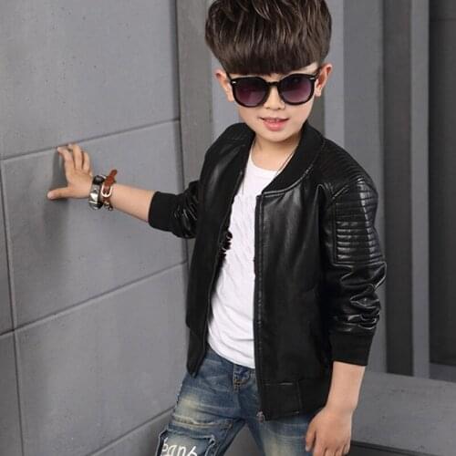 Bigsweety Leather Jackets For Boys