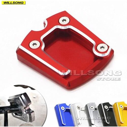 Side Kickstand Stand Extension Enlarger Plate Base For HONDA NC700 NC750 S/X CB250/400/500/650 CBR250/300/500/600/650 FORZA300