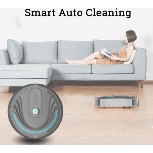 Household Vacuum Cleaning Auto Robot Smart Sweeping Robot Cleaner Floor Sweeping Efficient Portable Dust Dirt Dust Hair Remover