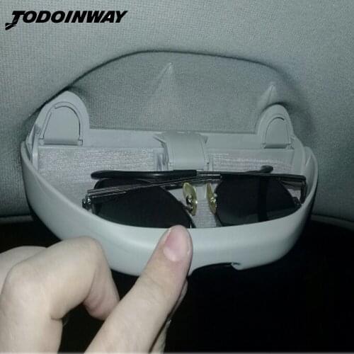 Car Sunglasses Box Case Storage Net Auto Upgrade Organizer for Polo 9N3 Golf 4 Jetta Bora Touran For Volkswagen Protect Cover