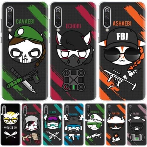 Game Rainbow Six Siege Silicon Phone Case For Xiaomi Redmi Note 10 9 8 9S 8T 7 6 5 6A 7A 8A 9A 9C Pro Customized Cover Coque