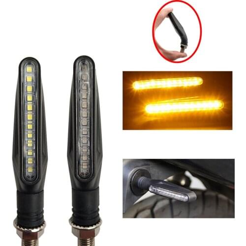 For Kawasaki W800 Z750 ZX R400 9R ZZR600 VERSYS 1000 Z1000 LED Motorcycle Turn Signal Lights Flashing Signal Lamp Accessories