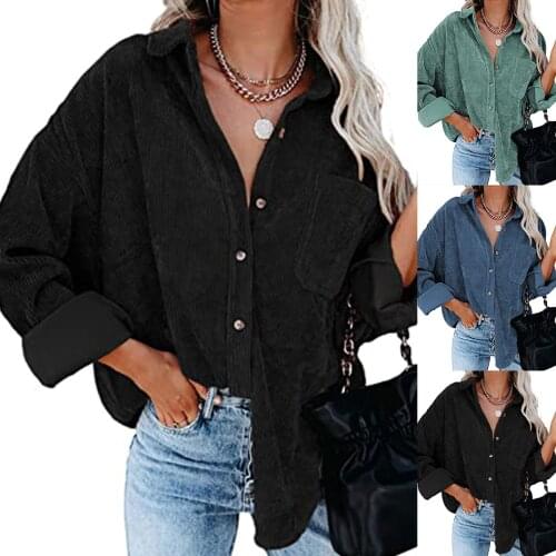 Женские вельветовые рубашки JAYCOSIN China At AliExpress