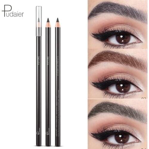 Pudaier Eyebrow Pencil Waterproof Long Lasting Brown Henna Eyebrow Tattoo Pen Women Eye Brow Tint Eyes Makeup Crayon Sourcil