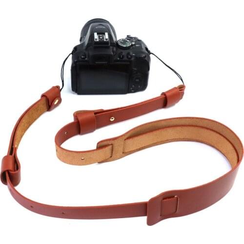 New Leather Camera Shoulder Strap Double Shoulder Strap Outdoor Fast Camera Hand Photography Equipment SLR Camera Shoulder Strap