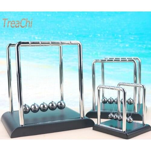 Square Bottom Newton Swing Billiard Touch Ball Stainless Steel Metal Iron Ball Chaotic Office Table Decoration