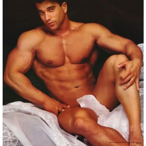 LOT OFSBETWEEN THE SHEETS SEXY MALE MODEL Silk Cloth Poster Art Bedroom Decoration